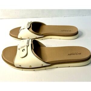 Dr. Scholl's Women's Nice Iconic Slide Sandals Size 10M Off White NWT